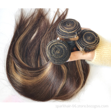 OEM Highlight Raw Cuticle Aligned Hair Indian Hair Bundle,Unprocessed 12a Grade P4/27 Peruvian Remy Virgin Human Hair Vendors